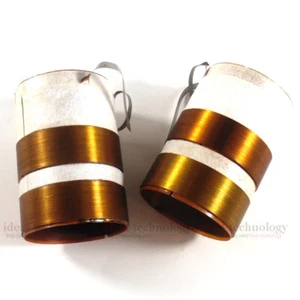 2x 51mm frame glass fiber aluminium flat wire double voice coil for JBL265H 2Ohm - Picture 1 of 4