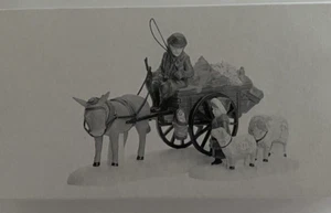 Dept 56 Heritage Village ~ Bringing Fleeces to the Mill ~#5819-0 Set of 2 NIB - Picture 1 of 7