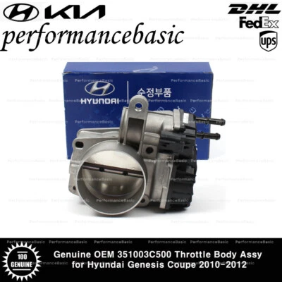 Genuine OEM 351003C500 Throttle Body Assy for Hyundai Genesis Coupe 2010-2012 - Изображение 1 из 3