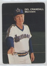 1984 Mother's Cookies Seattle Mariners Stadium Giveaway Del Crandall #1