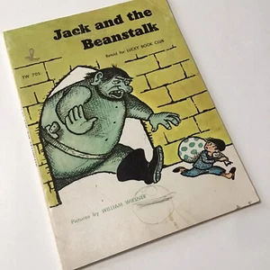 VTG Jack and the Beanstalk Lucky Book Club Scholastic Books 1975 Illustrated - Picture 1 of 12