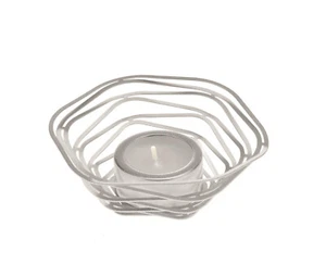 Soporte para luces de té "Alu-Flex" bronce Ø 9,5 cm luz de Navidad luz de té flexible - Imagen 1 de 5