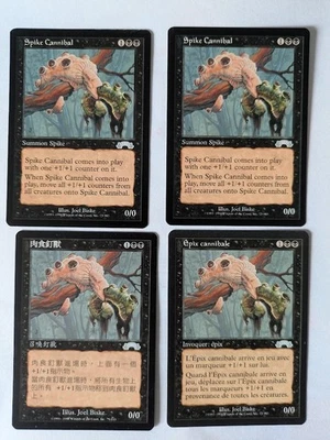 4 Spike Cannibal Exodus MTG NM Free shipping with tracking - Image 1 of 2