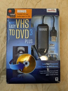 Neuf dans sa boîte - Roxio Easy VHS vers DVD 3 Plus Convertisseur Transfert VHS Hi8 Vidéo8 vers DVD - Photo 1/7