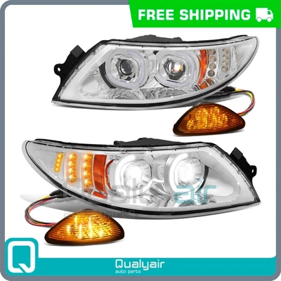 Faros LED Cromo Carcasa + Marcador para 02-16 International 4300 Foto 1 de 4