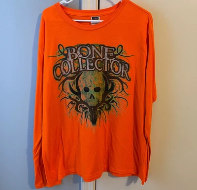 Bone Collector Paramount Outdoors Hunting Blaze Orange Long Sleeve Shirt XL - Image 1 of 4