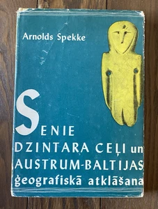 Senie Dzintara Celi 1962 Ancient Amber Roads Latvian Language Arnolds Spekke HC - Picture 1 of 19