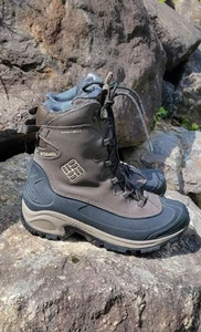 Columbia Men's Brown/Black Size 11.5 Omni Heat Snow Boot Omni Grip YM5383-231 - Picture 1 of 9