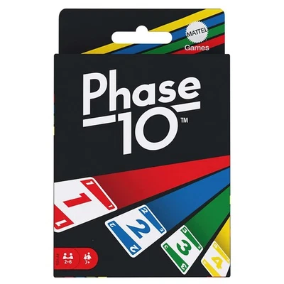 Mattel Phase 10 Kartenspiel Gesellschaftsspiel Familienspiel Kinderspiel MATTEL  - Bild 1 von 3