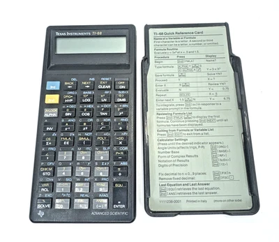 Texas Instruments TI-68 Calculadora Científica Avanzada Con Cubierta PROBADA  Foto 1 de 4