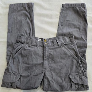 Carhartt Force Tappen Cargo Pants 36x32 Gray Ripstop Relaxed Fit Rugged Utility - Picture 1 of 13