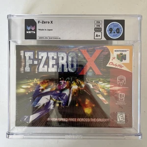 F-Zero X Sealed WATA 9.0 A+ Nintendo 64 N64 Graded Game 1998 - Picture 1 of 6