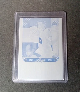 Jett Howard 2023 Leaf Blaster Base Cyan Plate 1/1 - Bild 1 von 2