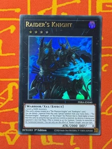 YUGIOH RAIDERRITTER ULTRA RARE 1.AUFLAGE NM PHRA-DE040 - Bild 1 von 2