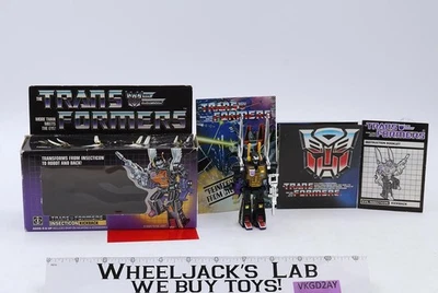 Figura de acción Hasbro G1 Transformers Kickback 100 % completa con caja 1985 vintage Foto 1 de 4