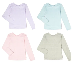 Avia Girls Comfort Stretch Long sleeves with Thumbhole T-Shirt NEW - Picture 1 of 21