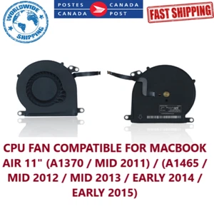 NEW CPU FAN FOR MACBOOK AIR 11" A1370 A1465 Part N 922-9973, 923-0433, 923-00500 - Bild 1 von 3