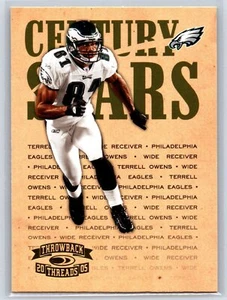 2005 Donruss Throwback Threads #CS-22 Terrell Owens Philadelphia Eagles - Picture 1 of 2