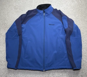 Marmot Gravity Fleece gefütterte winddichte Softshelljacke blau zweifarbig Herren Large - Bild 1 von 10