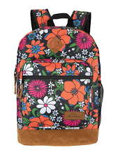 Unisex Varsity 17" Laptop Backpack Far Out Floral