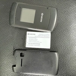 Kyocera Kona S2150 Black Gray Cricket Very Rare Flip Phone - Bild 1 von 3
