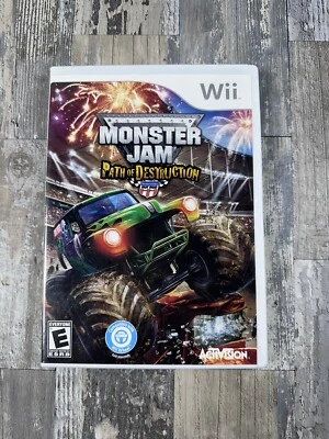 Monster Jam Path of Destruction (Nintendo Wii, 2010)  - Image 1 of 4