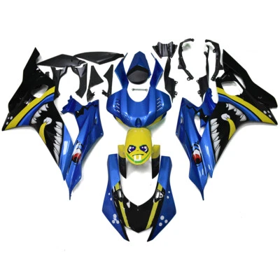 Shark Blue Fairings Kit for Yamaha YZF600-R6 2017-2021 18 19 20 ABS Body Kit - Image 1 of 4