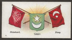 BIGG (W.O.)-BANDERAS DE TODAS LAS NACIONES 1904 (ESPALDA HORIZONTAL)-#11- TURQUÍA - Imagen 1 de 2