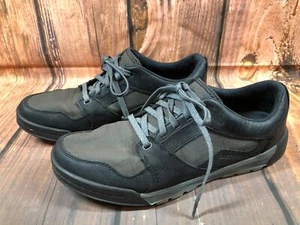 Merrell Berner Black Leather Lace Up Trail Hiking Shoes Mens 10.5 (d6o) - Picture 1 of 10