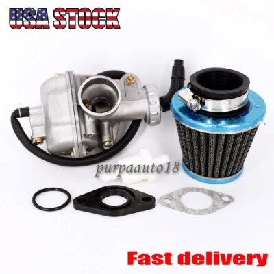 Carburador PZ20 Carb 70cc 90cc 100cc 110cc 125cc Coolster NST ATV Foto 1 de 4