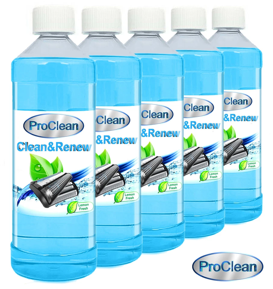 5 x 1L ProClean clean & renew Reiniger für Braun Rasierer der Serien 3, 5, 7, 9