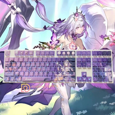Honkai:Star Rail Castorice Keycap Side Engraved PBT Cherry MX Keycaps For Keypad - Image 1 of 4