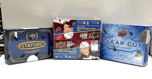 2020-21 Upper Deck Hockey Hobby Factory Sealed Boxes Lot of 3 Stature Clear Cut