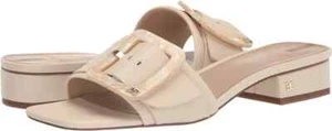 Sam Edelman Deacon Damen-Pantolette Sandale modern elfenbeinfarben Leder mehrere Größen - Bild 1 von 10