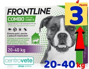 Frontline Combo 20-40 kg 3 Pipette → Antiparassitario Spot on per Cani Grandi - Foto 1 di 1