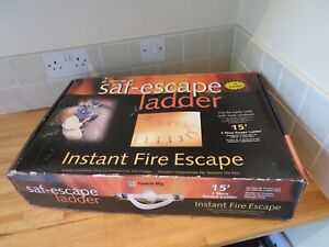 Instant Fire escape 15' 2 storey boxed and unused Saf-Escape