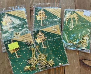 Vintage Lot 5 Victoriatime Ornament Kits Key to my Heart - Sew Charming Crafting - Picture 1 of 6