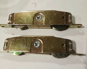 (2) Tandem Steel Patio Door Roller with Housing, AAMA 906 1-1/4 Ball Bearing - Picture 1 of 12