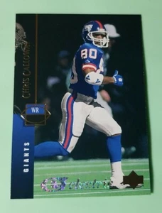 1994 Upper Deck eléctrico plata de los New York Giants fútbol americano #100 Chris Calloway - Imagen 1 de 2