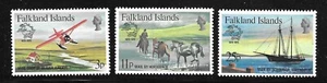 FALKLAND ISLANDS 1977 - UPU - Mail Delivery - Set of 3 SG 368-370 Mint MNH - Picture 1 of 1