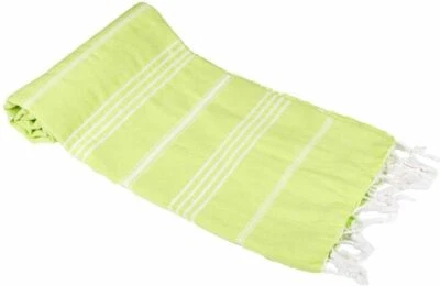 Toalha de praia Lotus extra grande 100% algodão turco 71"" X 39"" - Imagem 1 de 4