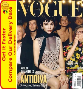 Vogue Italia Magazine August 2022 Issue 863 Matilda De Angelis Antidiva - Picture 1 of 5