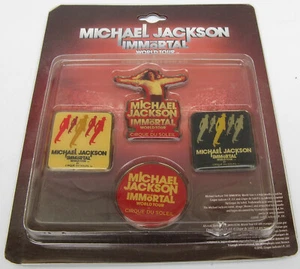 Michael Jackson Lot (4) Magnets Magnet IMMORTAL TOUR CIRQUE DU SOLEIL JAPAN 2013 - Picture 1 of 2
