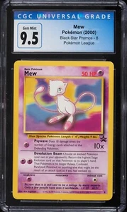 2000 POKEMON LEAGUE BLACK STAR PROMO MEW #8 CGC 9,5 GEMME NUOVE DI ZECCA - Foto 1 di 2
