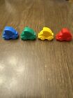 Monopoly Junior Set of 4 Car Movers Game Replacement Pieces Parts