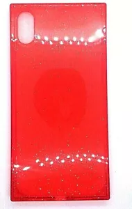 Funda iPhone XS MAX Jelly Rojo Brillo (Transparente) - Imagen 1 de 7