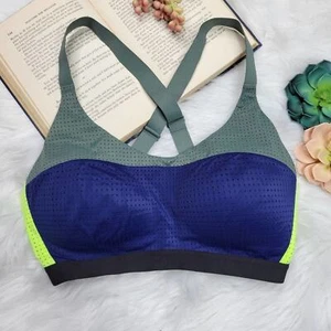 Victoria Sport Victoria's Secret Lightweight Colorblock Sports Bra 32DD - Picture 1 of 8