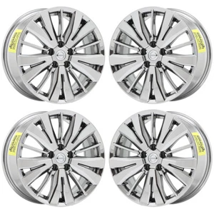 18" Nissan Pathfinder Bright Chrome wheels rims Factory OEM set 4 62742 - Picture 1 of 8