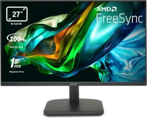 Acer EK241YH Monitor 23,8 Zoll 60 cm Bildschirm Full HD 100Hz HDMI 75Hz VGA - Bild 1 von 3