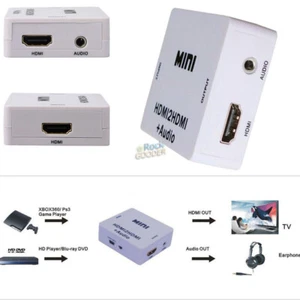 HDMI a HDMI Extractor de Audio Convertidor Decodificador Adaptador Interruptor Separador HD 1080P - Imagen 1 de 9